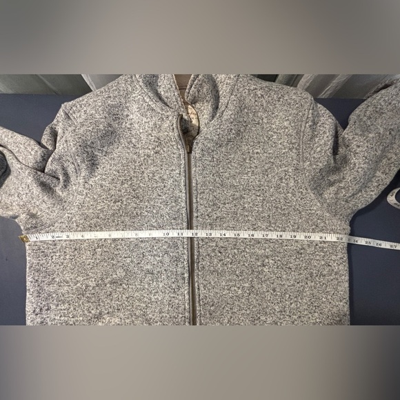 Women's Gray Jacket size Large Fleece-Lined - Picture 4 of 10